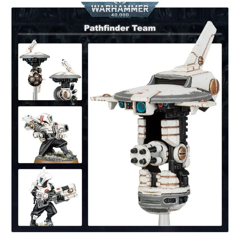 Pathfinder team, t'au empire, warhammer 40k, games workshop, model 56-09